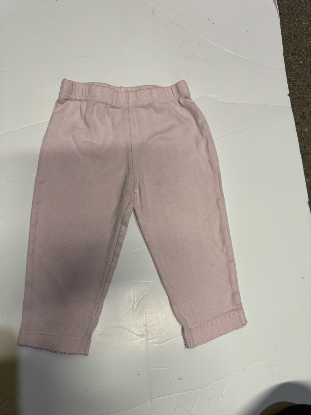 3 for $15 / 9M Carter's Pink Baby Leggings - Picture 3 of 6